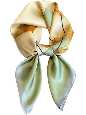 Satin Bandanas Head A3 Green Scarf Women Lightweight Silk Hair Wrap Sleep Scarf